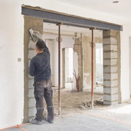 Comment consolider un mur apr&egrave;s une ouverture pour agrandir une pi&egrave;ce &agrave; Laon ?